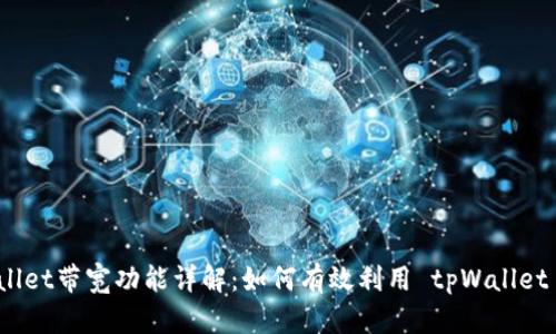 tpWallet带宽功能详解：如何有效利用 tpWallet 带宽