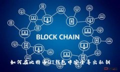 如何在比特币QT钱包中安全导出私钥